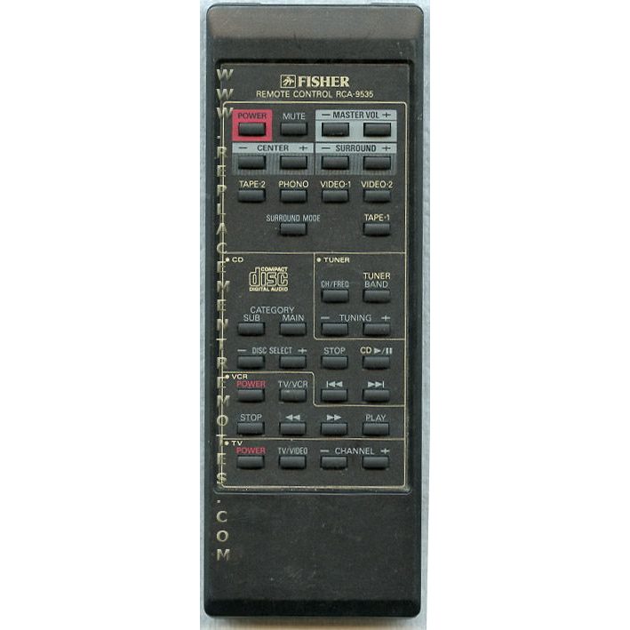 Fisher RCA9535 Audio Remote Control