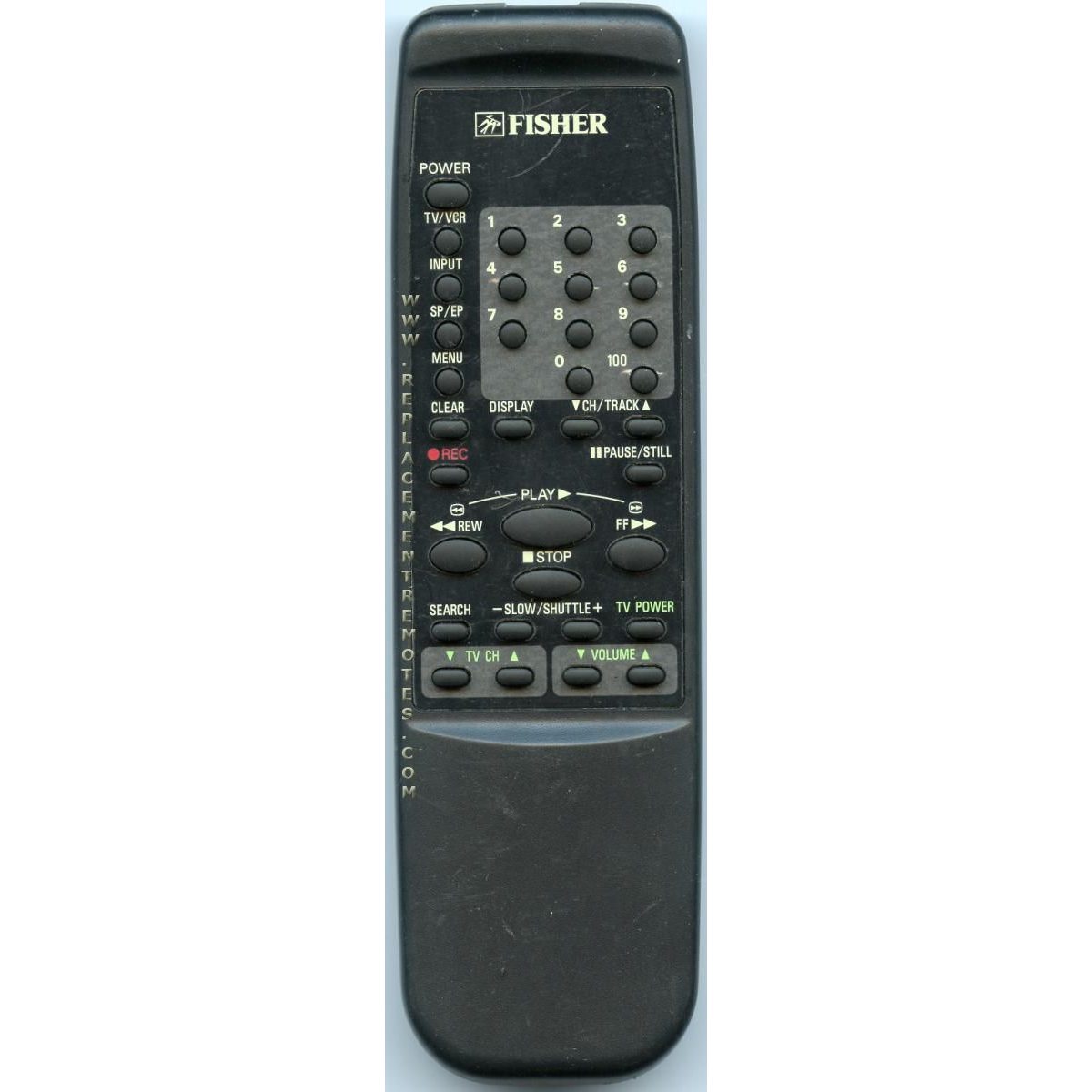 Fisher RCNN155 VCR Remote Control