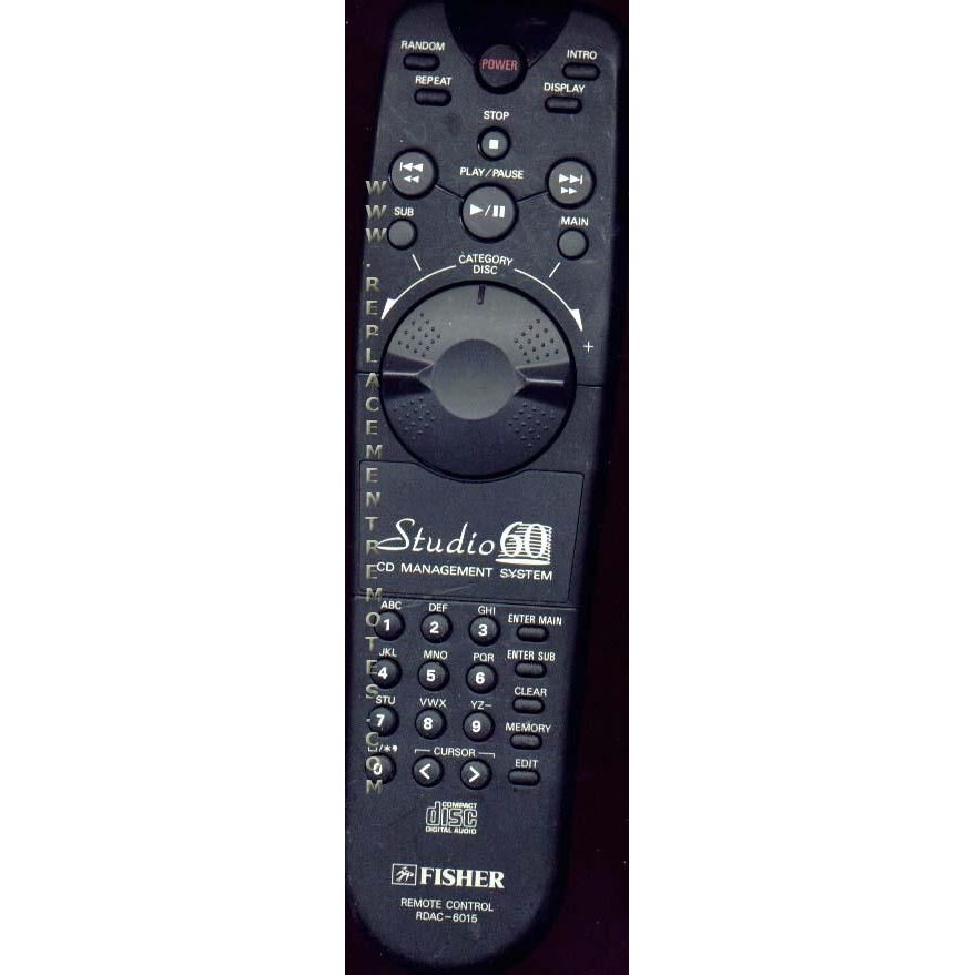 Fisher RDAC6015 Audio Remote Control