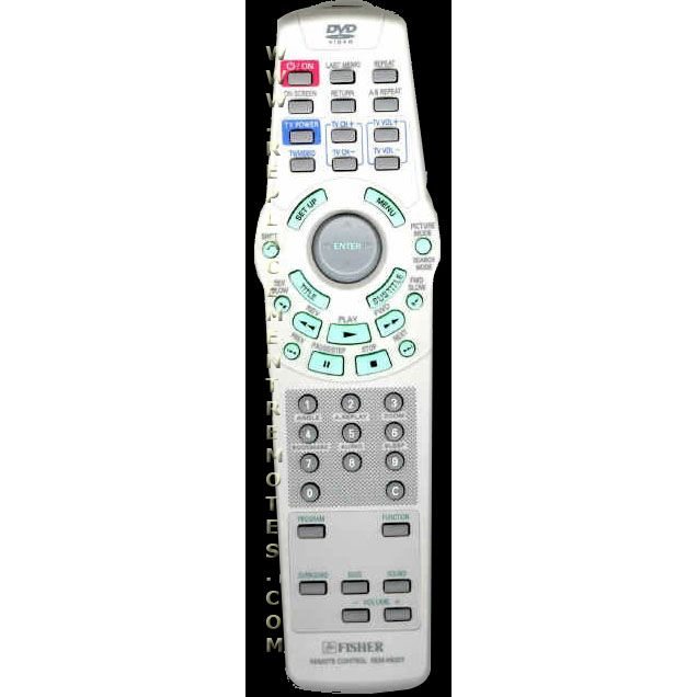 Fisher REH520MT DVD Remote Control