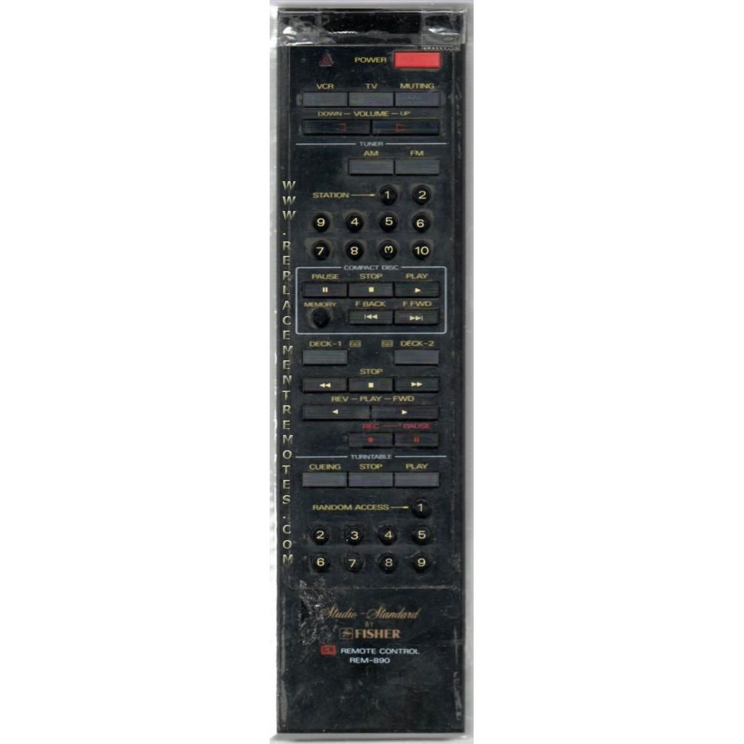 Fisher REM890 Audio Remote Control