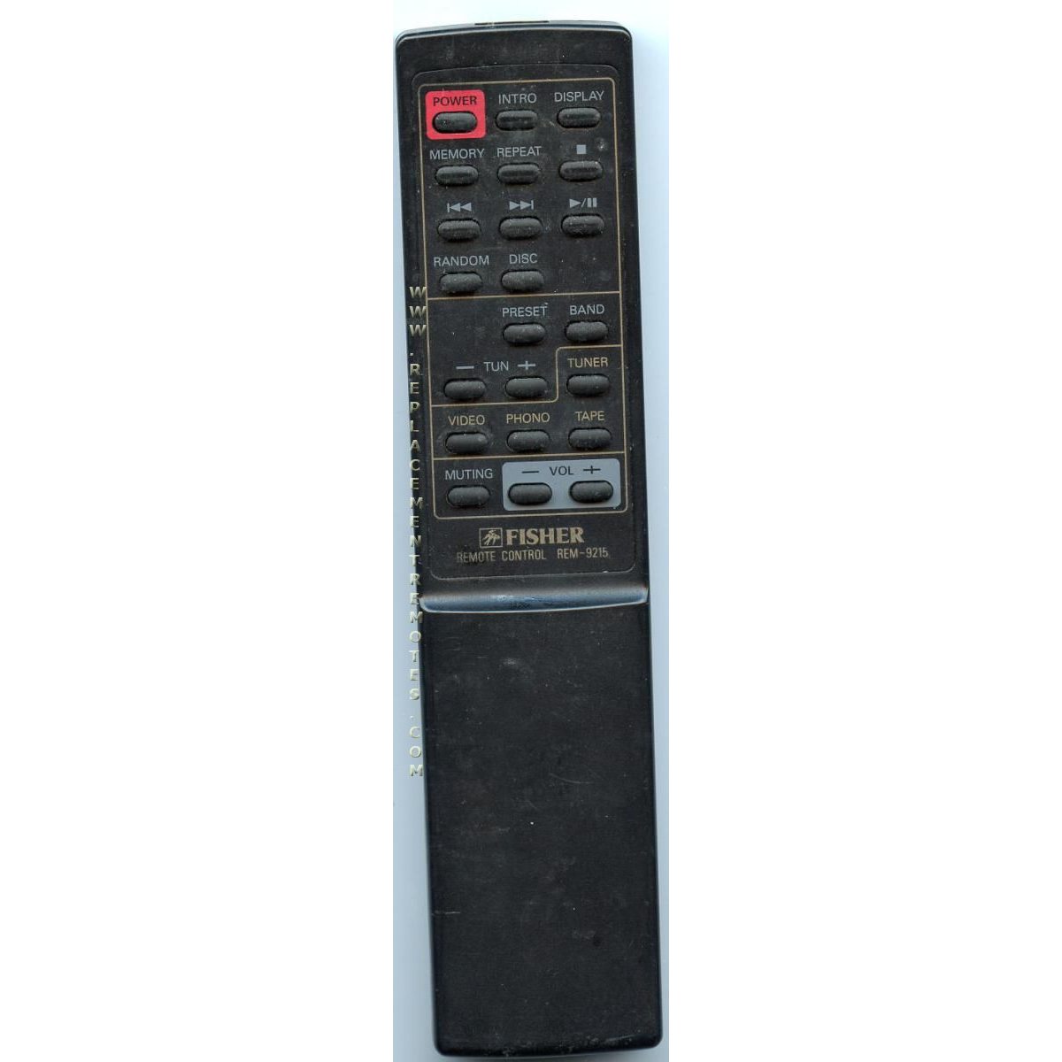 Fisher REM9215 Audio Remote Control