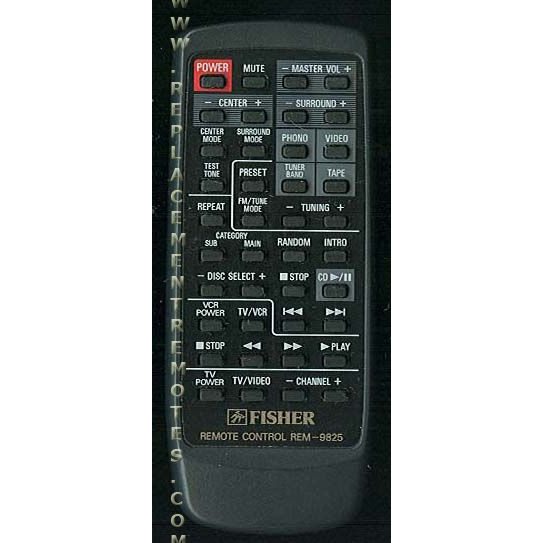 Fisher REM9825 Audio Remote Control