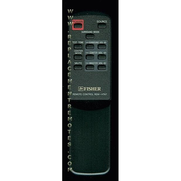 Fisher REMHT47 Audio Remote Control