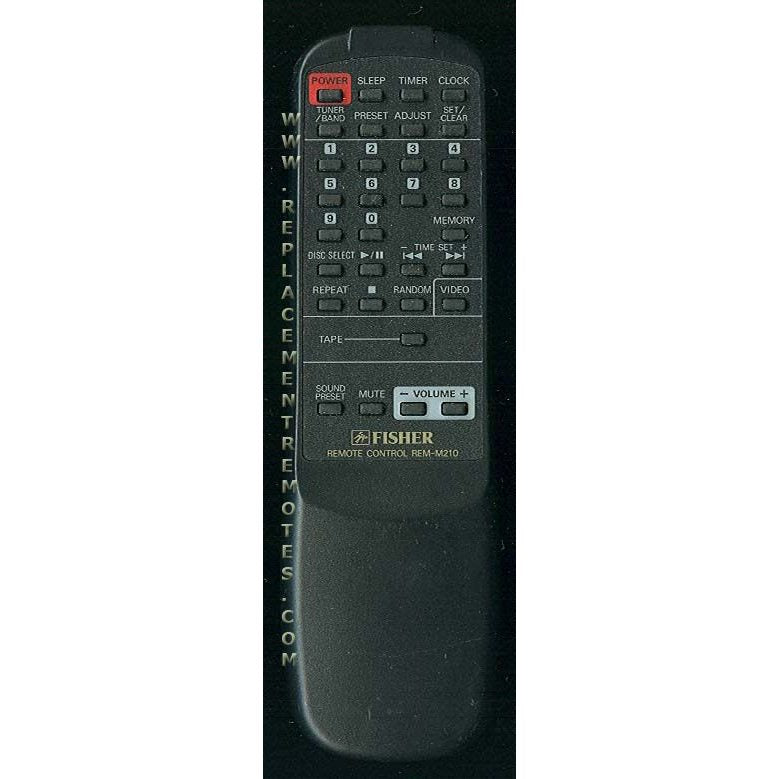 Fisher REMM210 Audio Remote Control