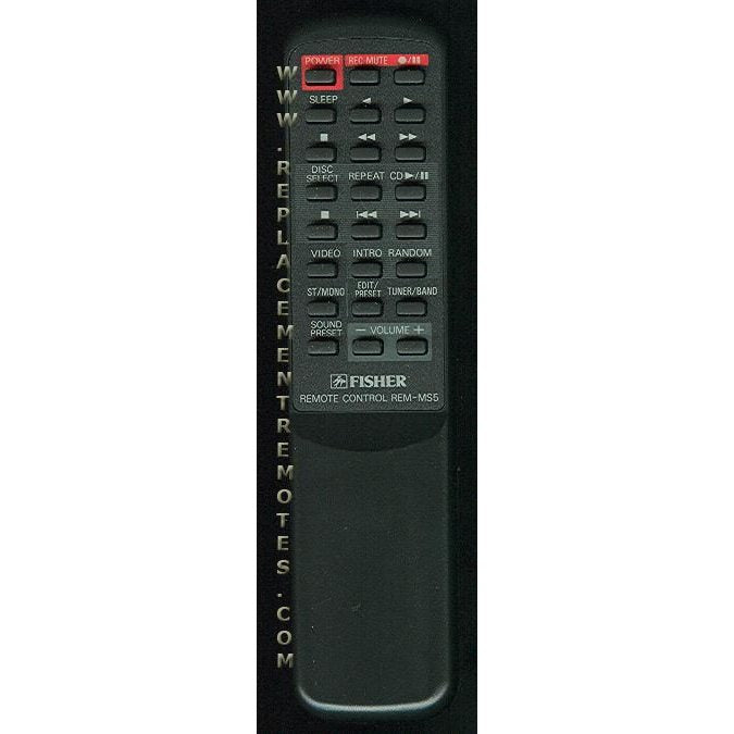 Fisher REMMS5 Audio Remote Control