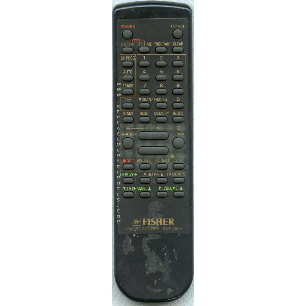 Fisher RVR4504 TV Remote Control