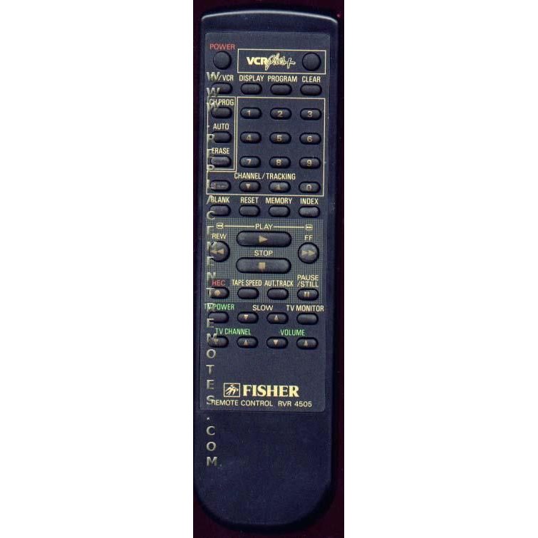 Fisher RVR4505 VCR Remote Control