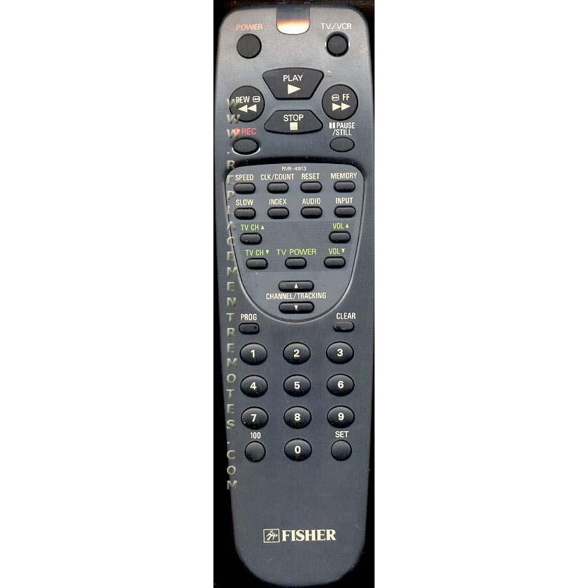 Fisher RVR4913 VCR Remote Control