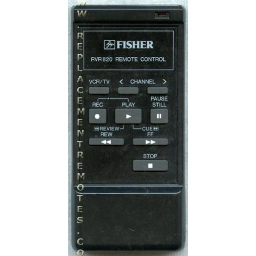 Fisher RVR820 VCR Remote Control