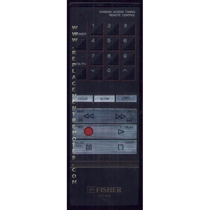 Fisher RVR840 Audio Remote Control