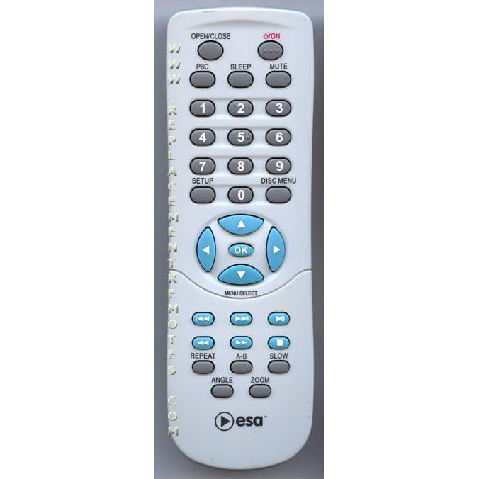 Funai 0402823 ESA DVD Remote Control