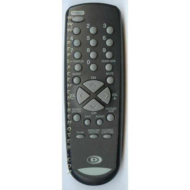 Funai 076E0NJ050 TV Remote Control