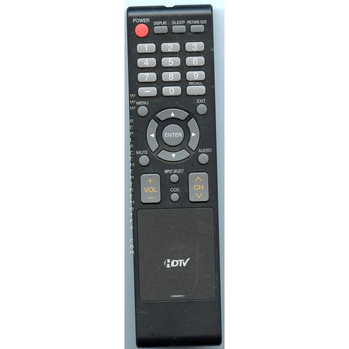 Funai 076R0RF011 TV Remote Control