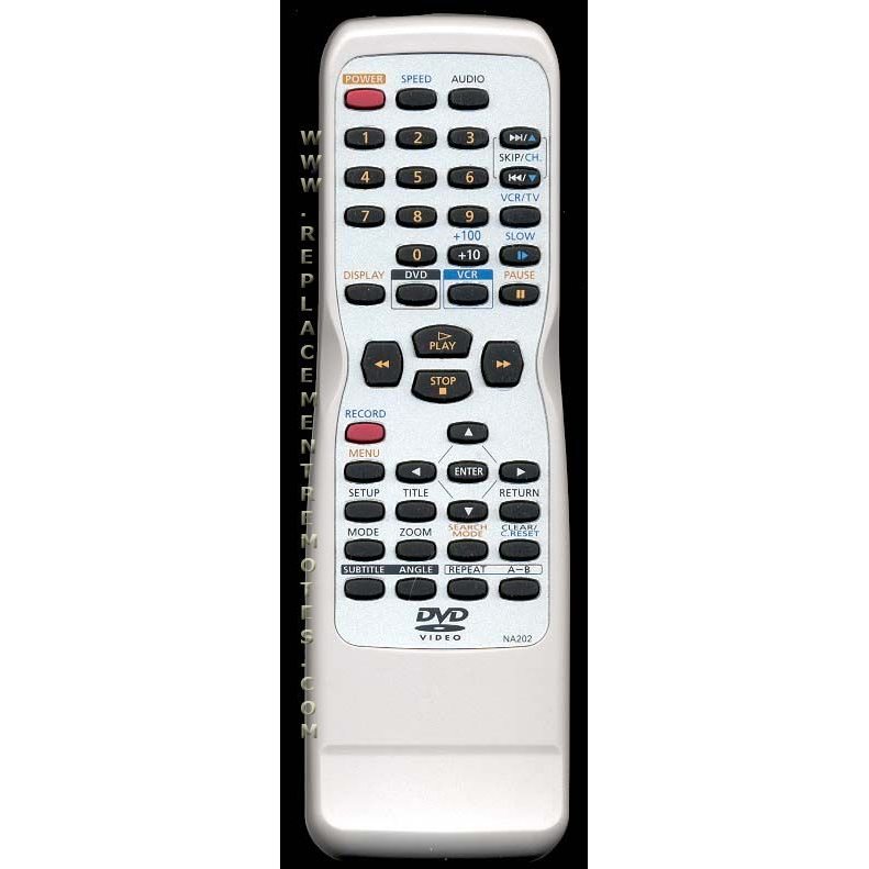 Funai NA202CD DVD/VCR Remote Control