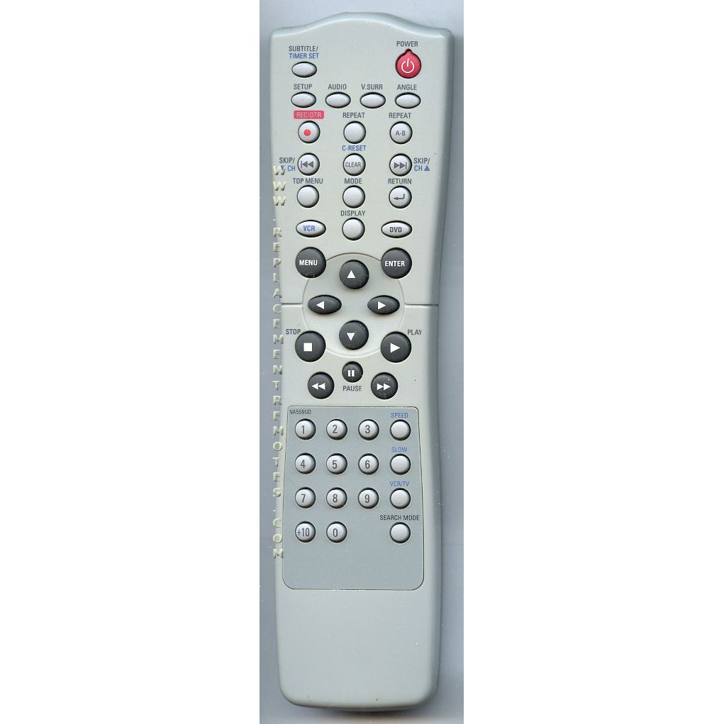 Funai NA559UD DVD/VCR Remote Control