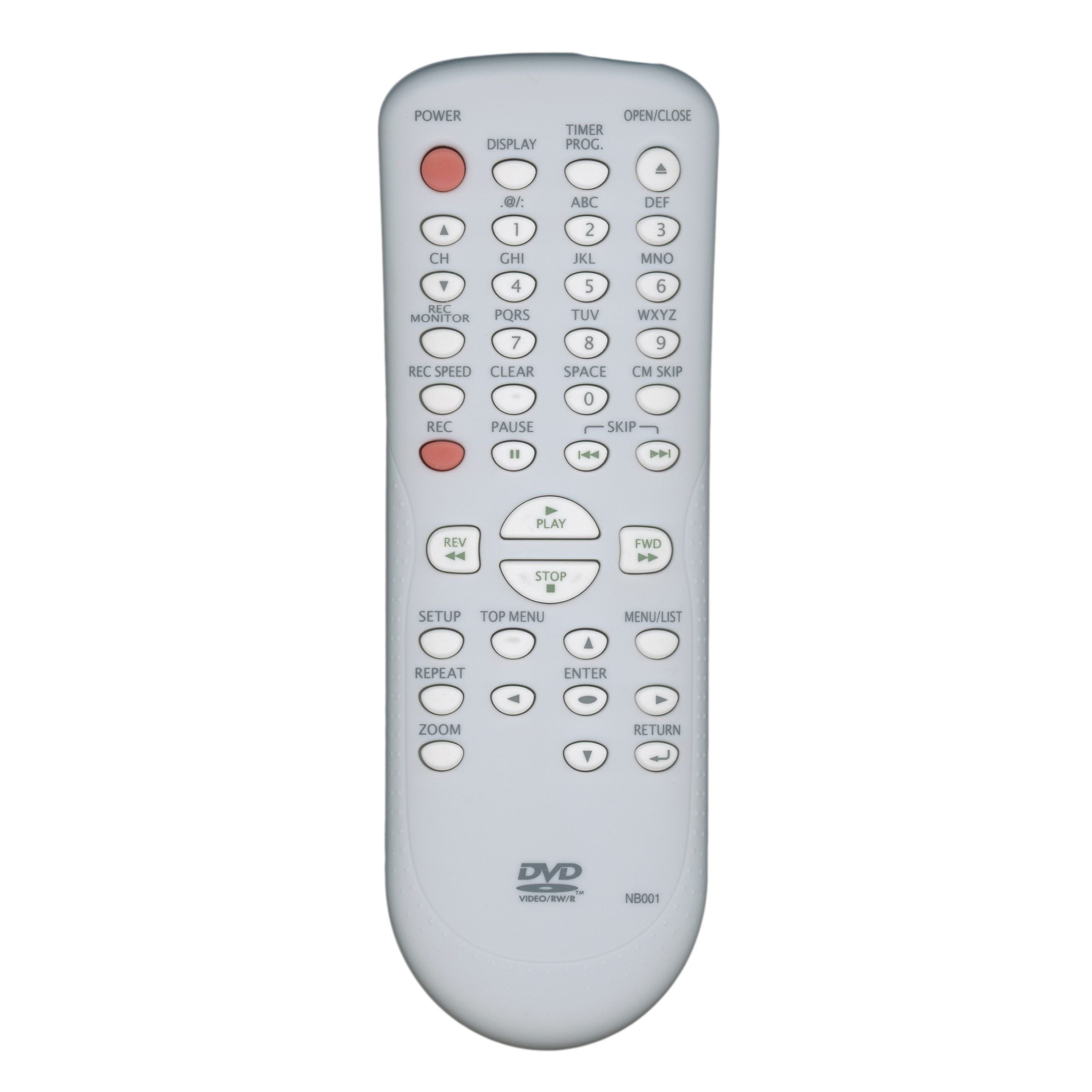 Funai NB001UD Emerson/Sylvania DVDR Remote Control