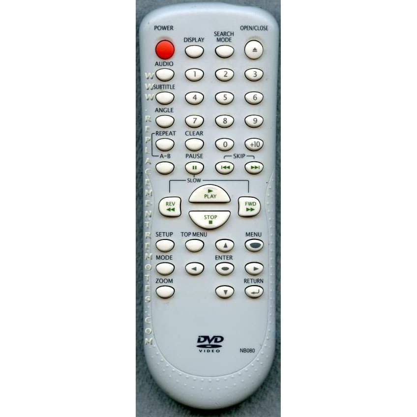 Funai NB080 DVD Remote Control