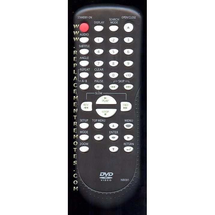 Funai NB091UD DVD Remote Control