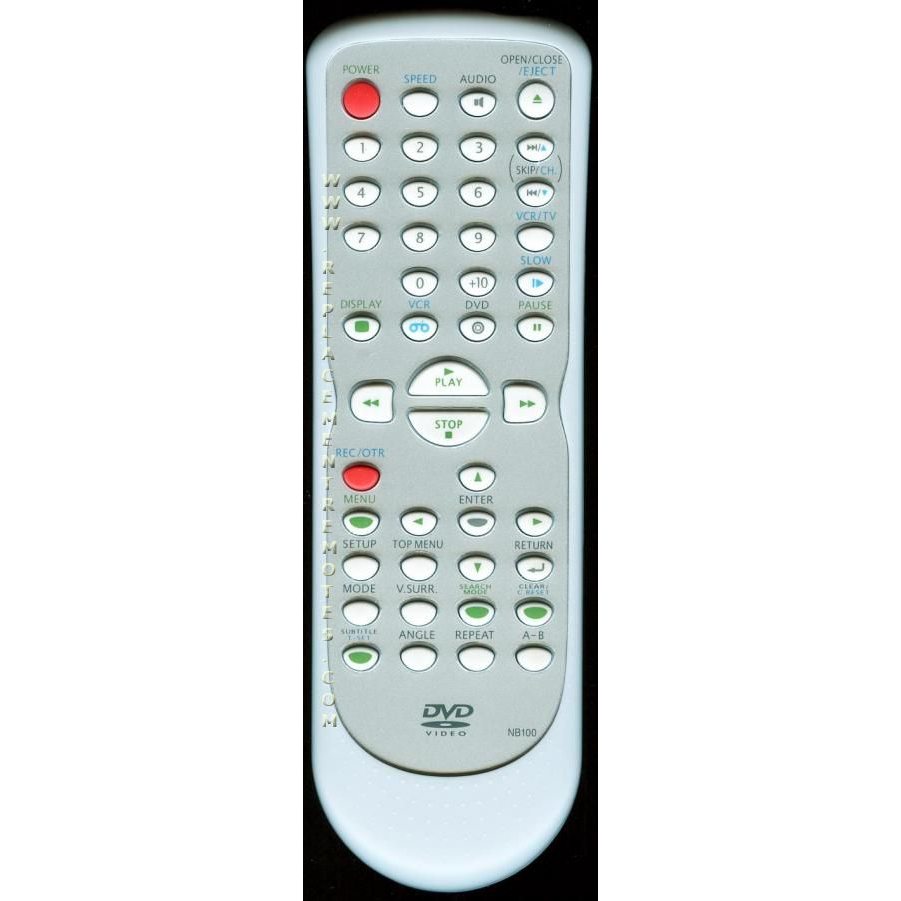 Funai NB100UD DVD/VCR Remote Control