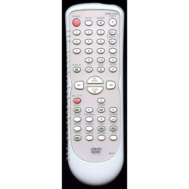 Funai NB150UD DVD/VCR Remote Control