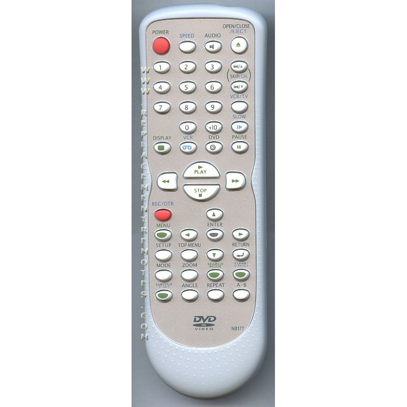 Funai NB177UD DVD/VCR Remote Control