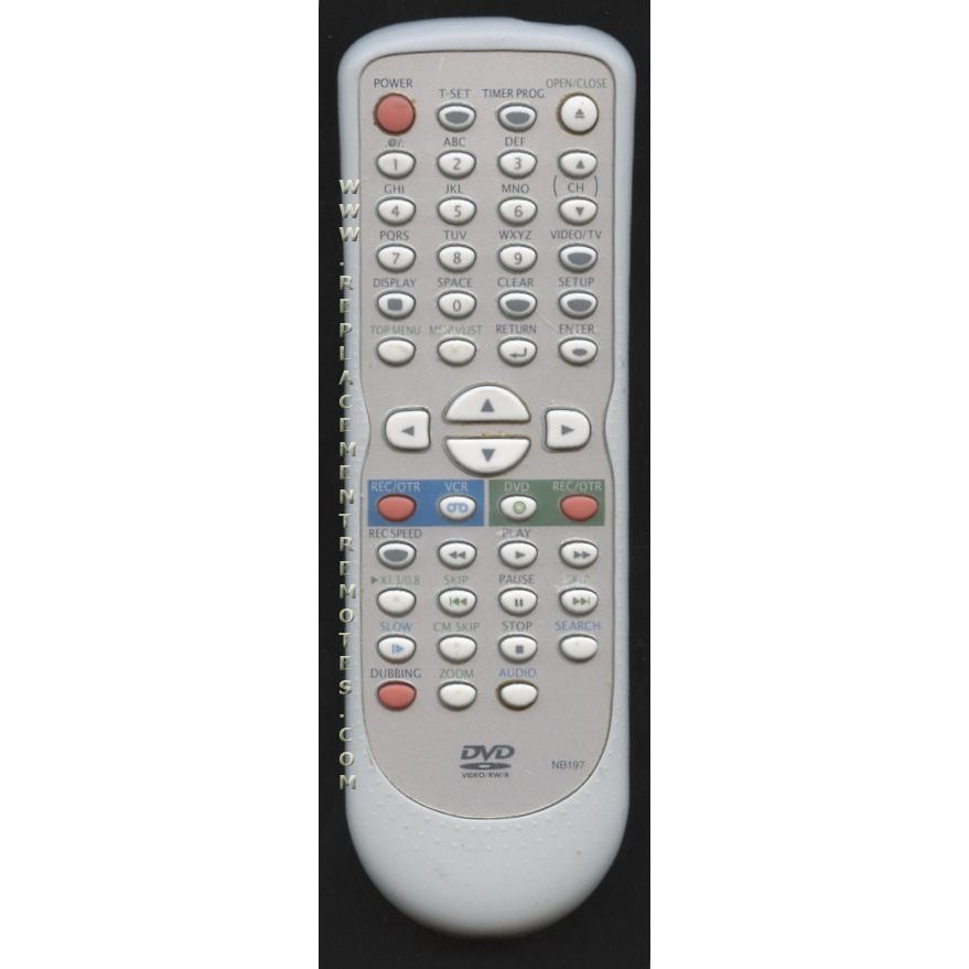 Funai NB197UD DVDR Remote Control