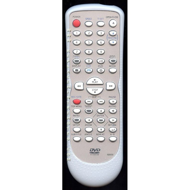 Funai NB656 DVD/VCR Remote Control