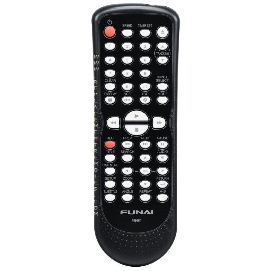 Funai NB681 DVD/VCR Remote Control