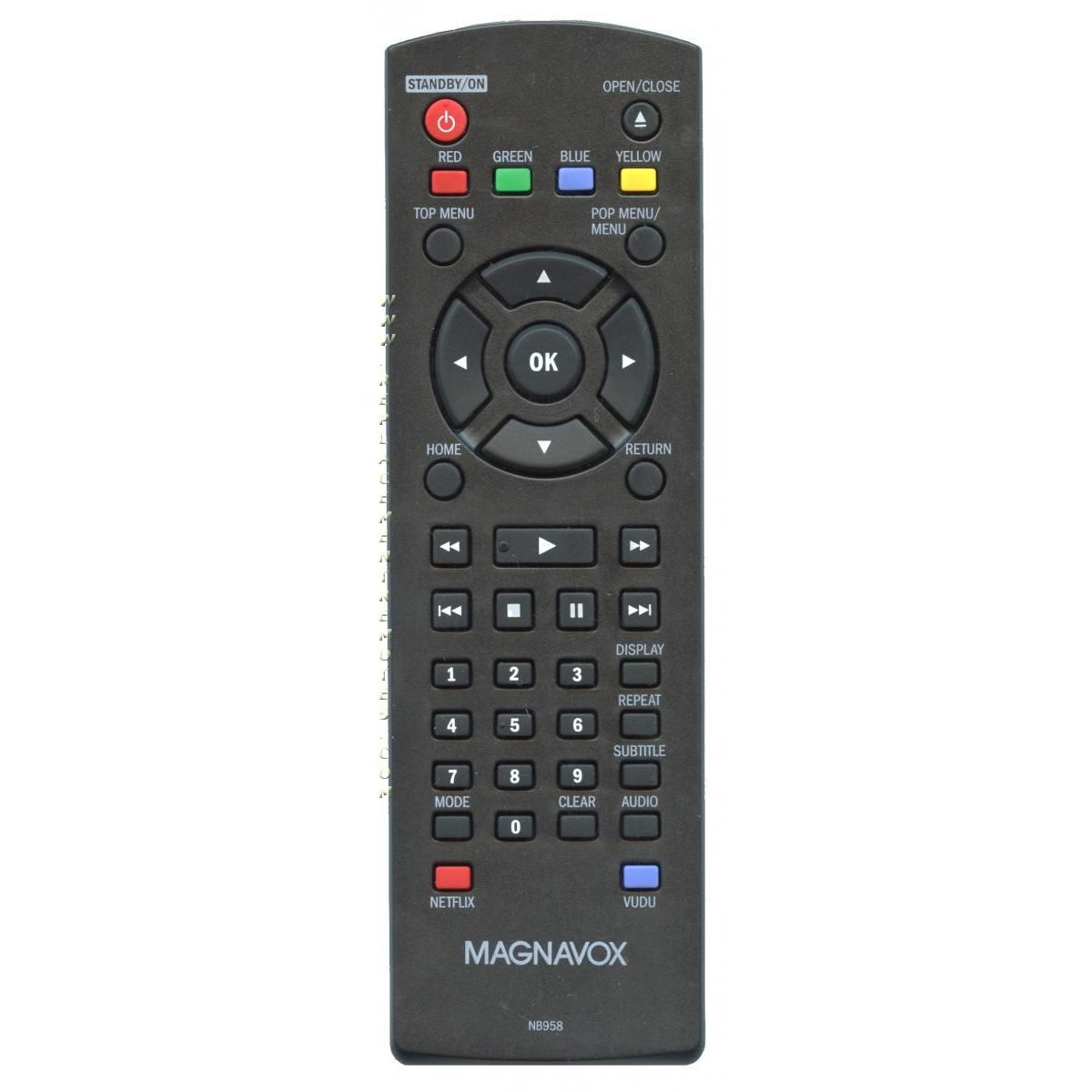 Funai NB958UD DVD Remote Control