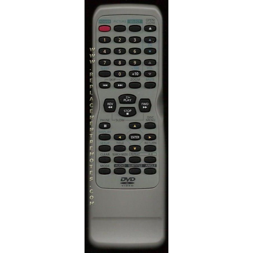 Funai NE207UD TV/DVD Remote Control