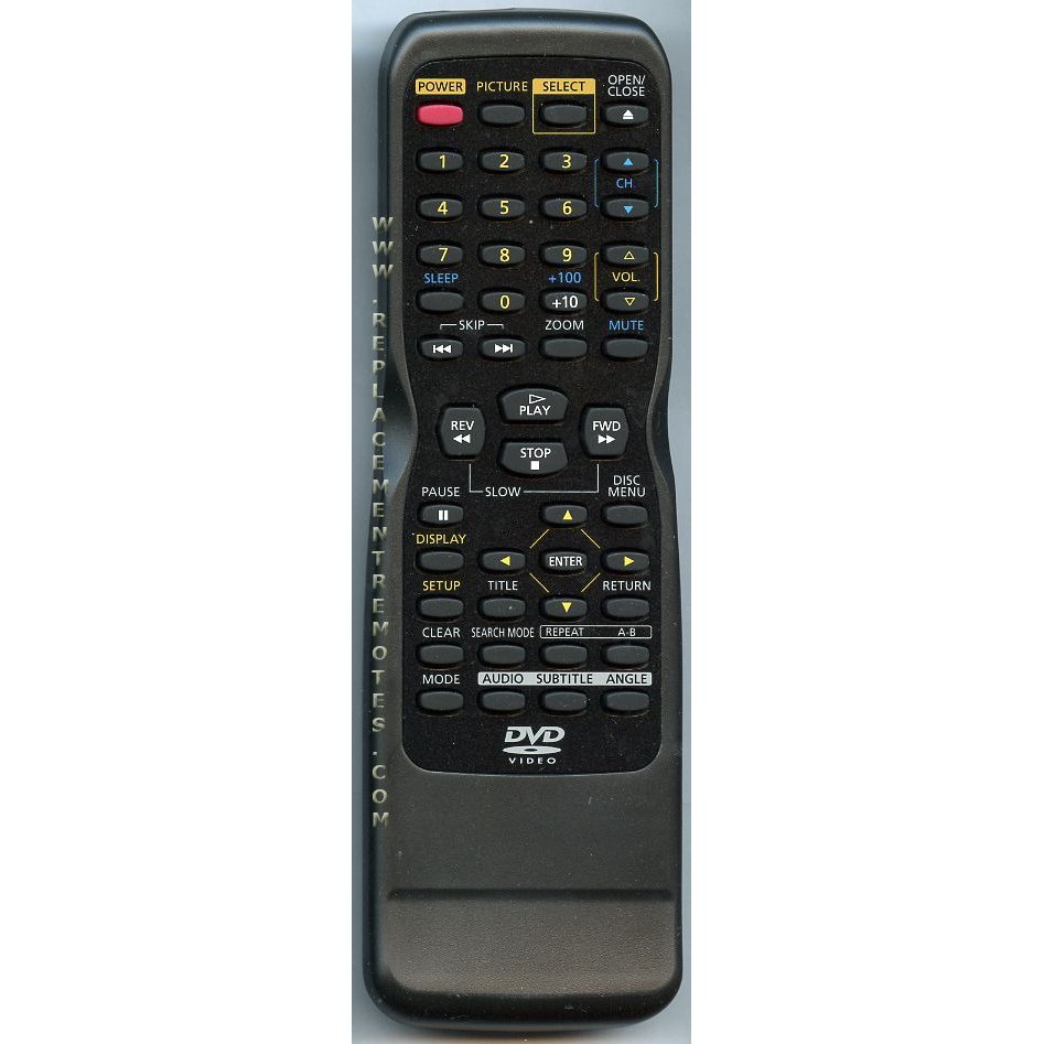 Funai NE218UD TV/DVD Remote Control