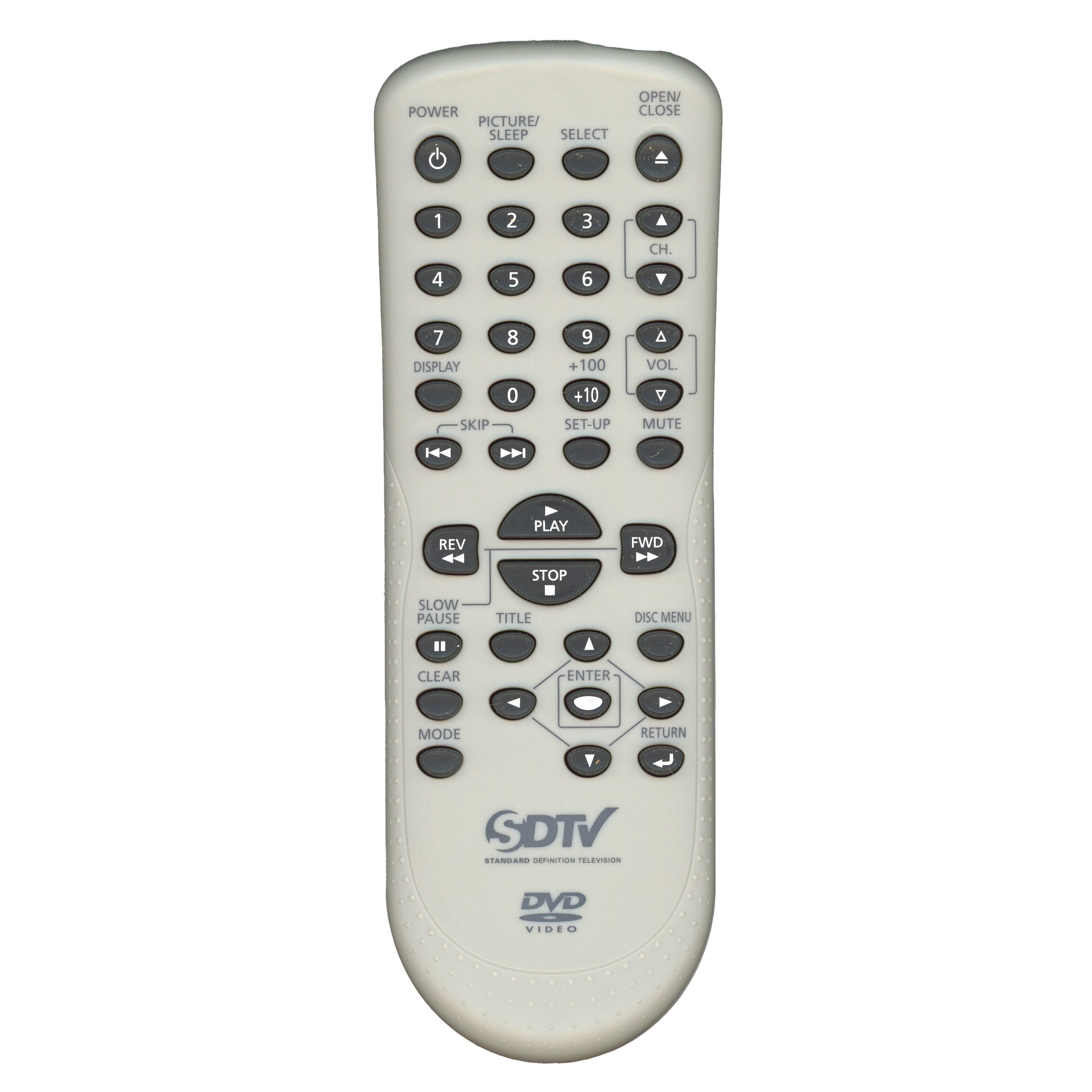 Funai NF107UD GFM SYLVANIA TV/DVD Remote Control