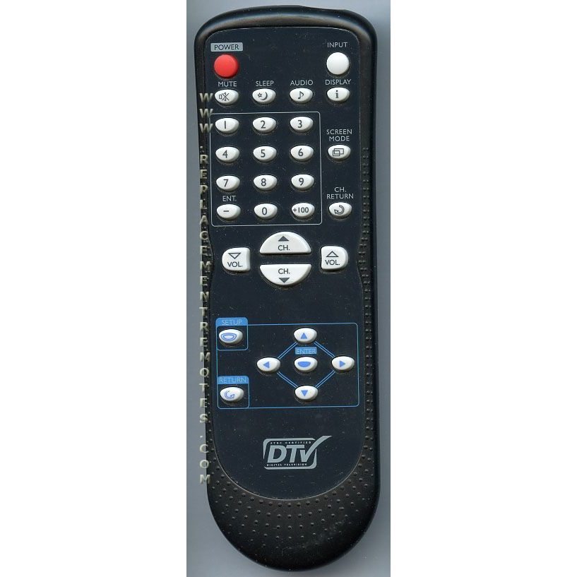 Funai NF601UD Emerson Sylvania TV Remote Control