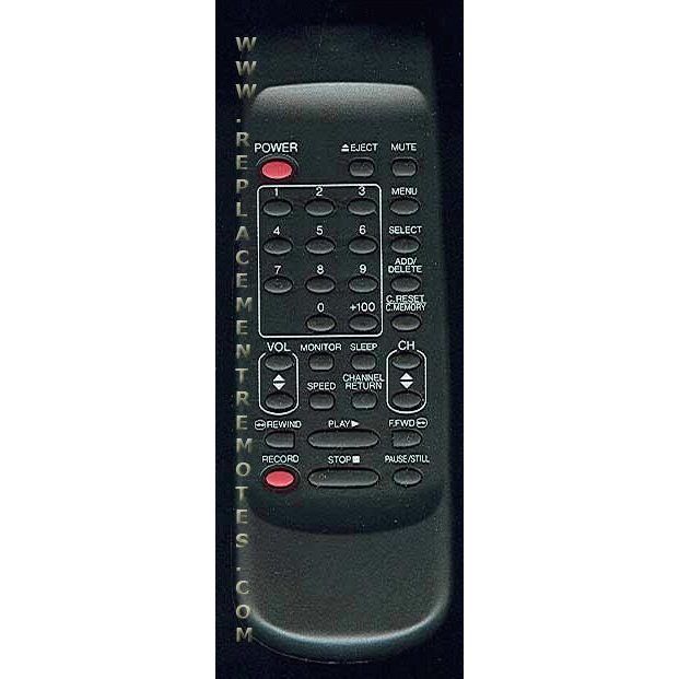 Funai UREMT32SR007 TV/VCR Remote Control