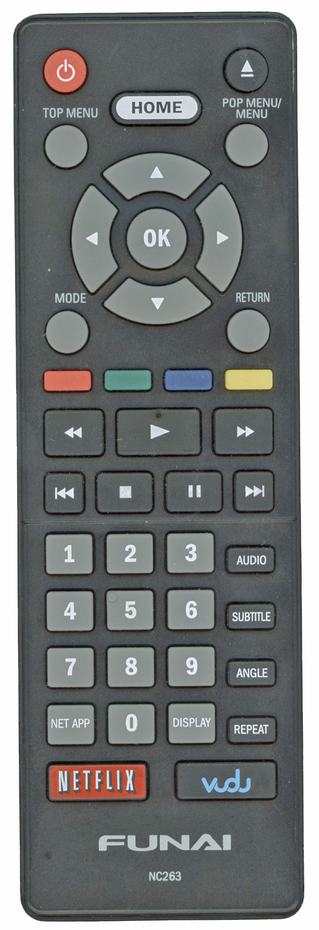 Funai NC263 Blu-ray Remote Control