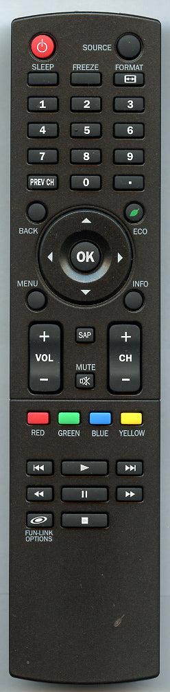 Funai NH200UD Emerson Sylvania DVD Remote Control