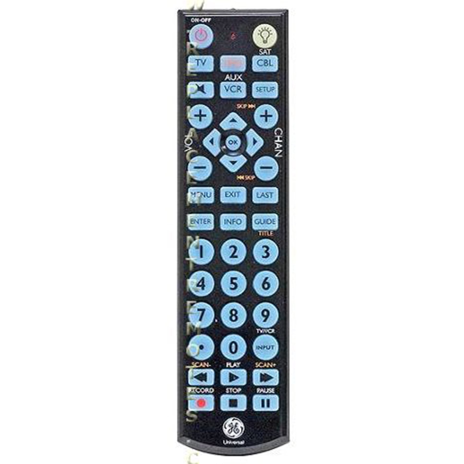 GE General Electric 24116 4-Device Universal Remote Control