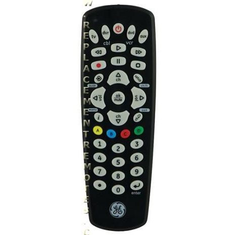 GE General Electric 25039 4-Device Universal Remote Control