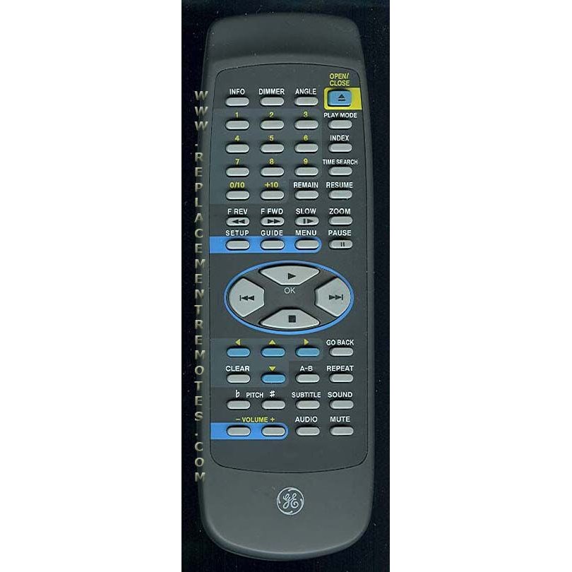 GE General Electric CRK180DA1 DVD Remote Control