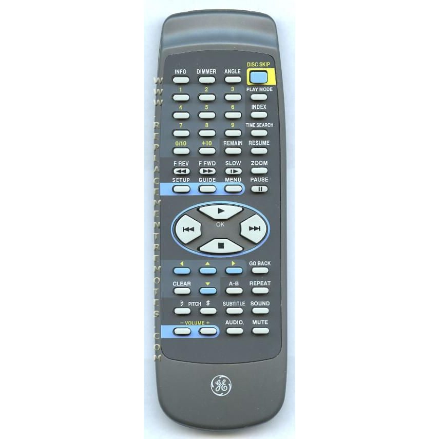 GE General Electric CRK180DB1 DVD Remote Control