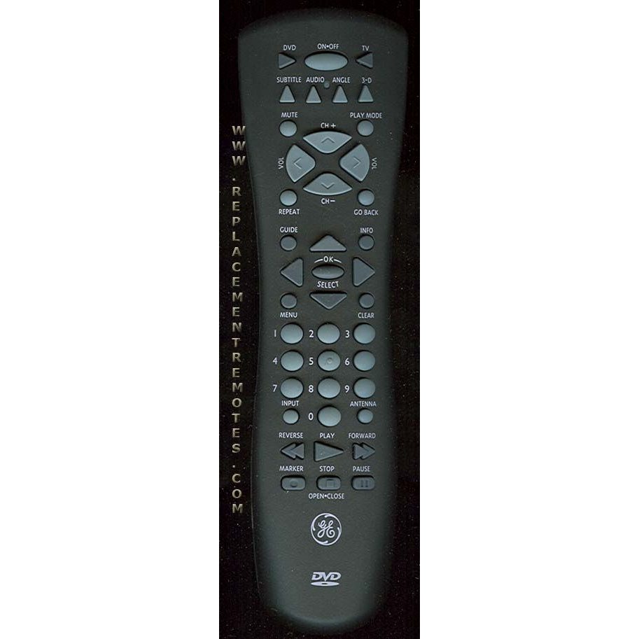 GE General Electric CRK76DC1 DVD Remote Control