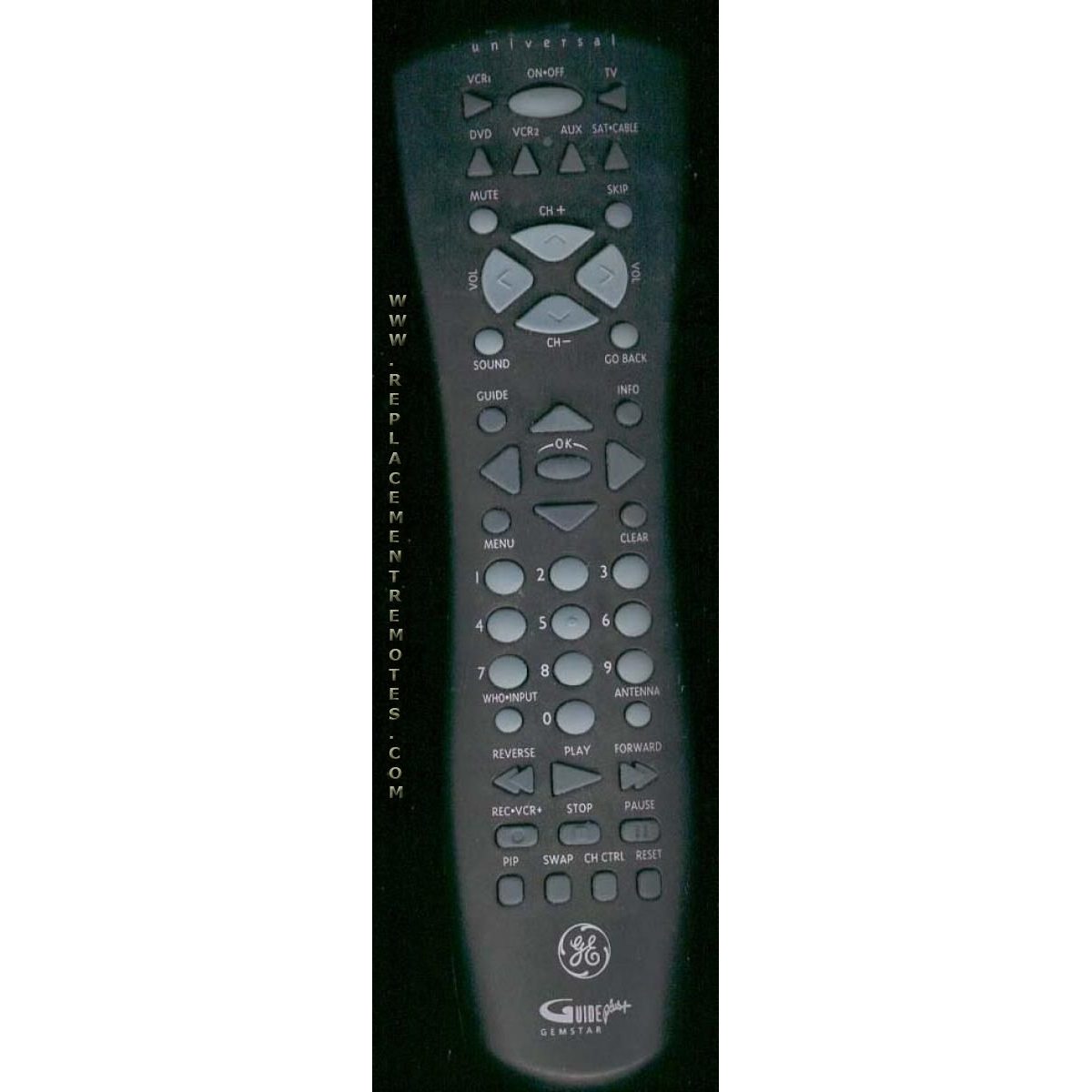 GE General Electric CRK76TM1 TV Remote Control