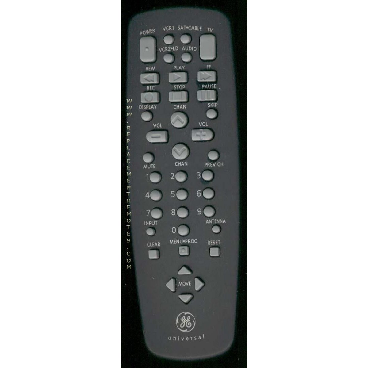 GE General Electric CRK84BA3 TV Remote Control