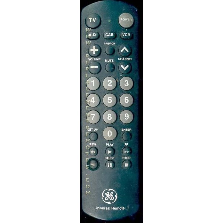 GE General Electric GEU401 3-Device Universal Remote Control