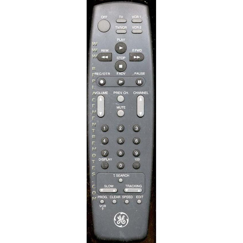 GE General Electric VR537 VCR Remote Control