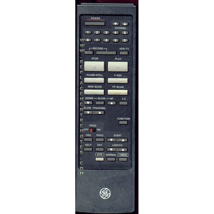 GE General Electric VSQS0553 VCR Remote Control