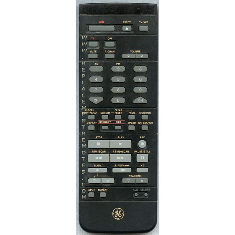 GE General Electric VSQS0928 VCR Remote Control