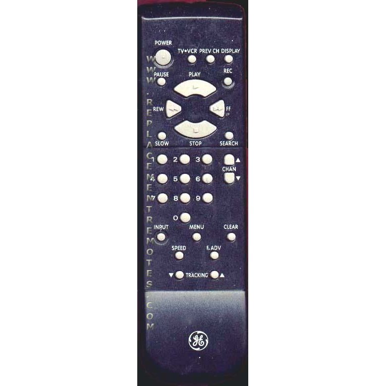 GE General Electric VSQS1471 VCR Remote Control