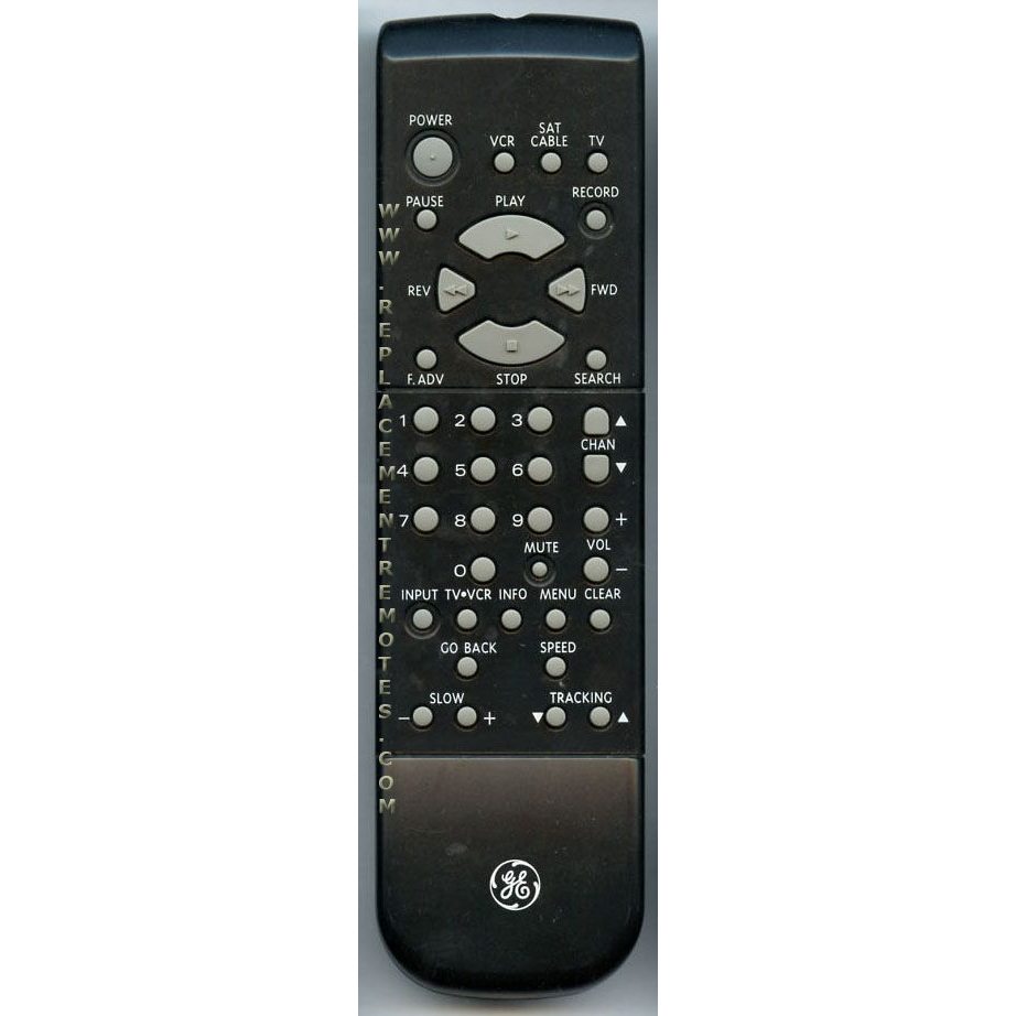 GE General Electric VSQS1495 VCR Remote Control